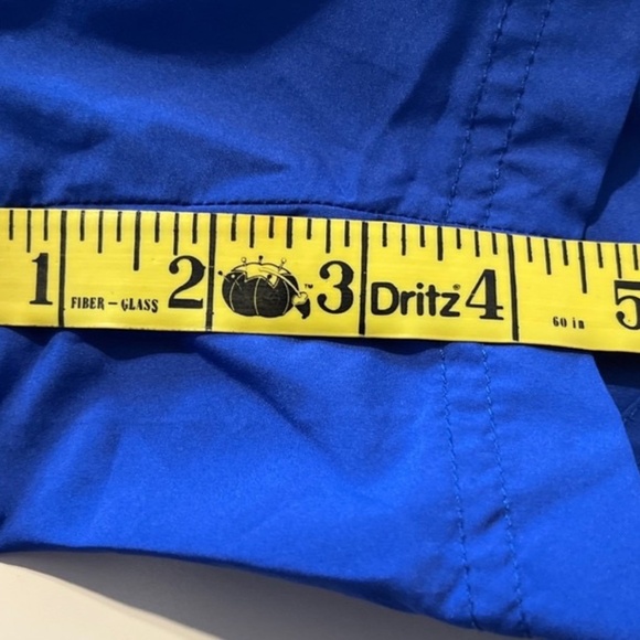 adidas VTG Men's Soccer Shorts Spell Out 3 Stripes Blue XL - Picture 12 of 12